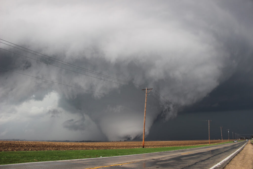 The powerful EF4 tornado that struck Fairdale, IL. An historic w