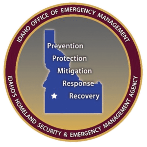 Idaho Office of Emergency Management logo seal